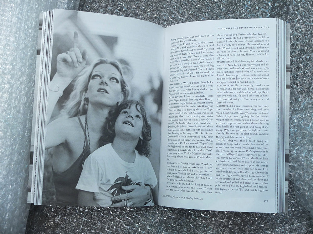 Edgewise. A picture of Cookie Mueller