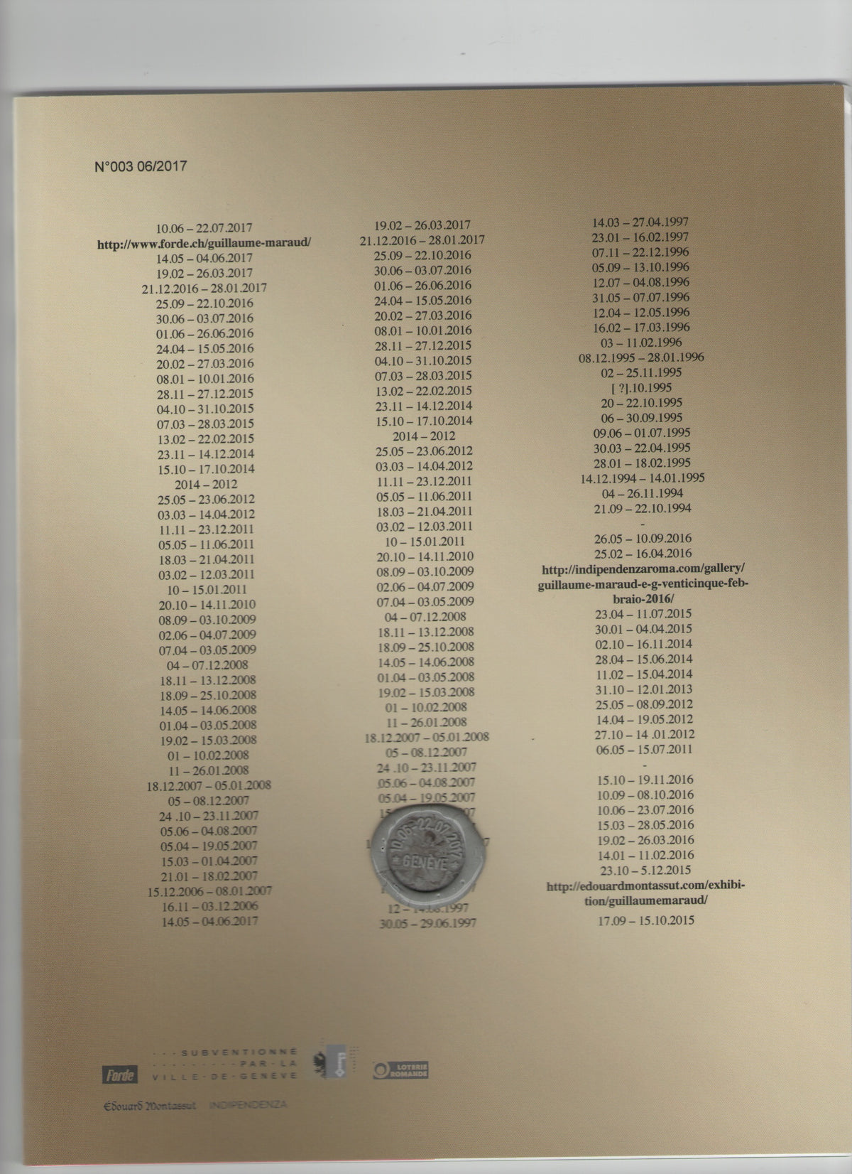 Version n°0003, 06/2017
