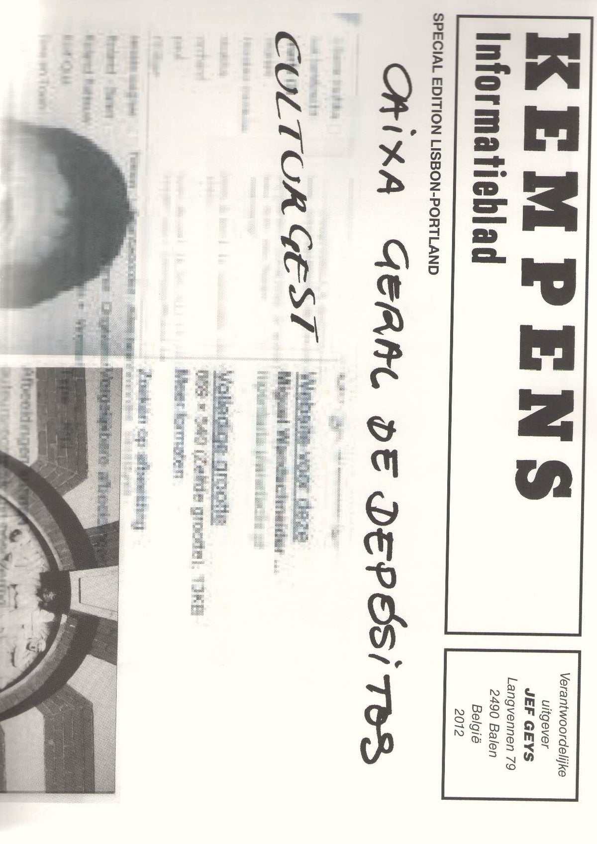 Kempens Informatieblad. Special Edition Lisbon-Portland