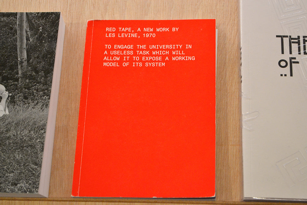 Red Tape, A New Work by Les Levine, 1970