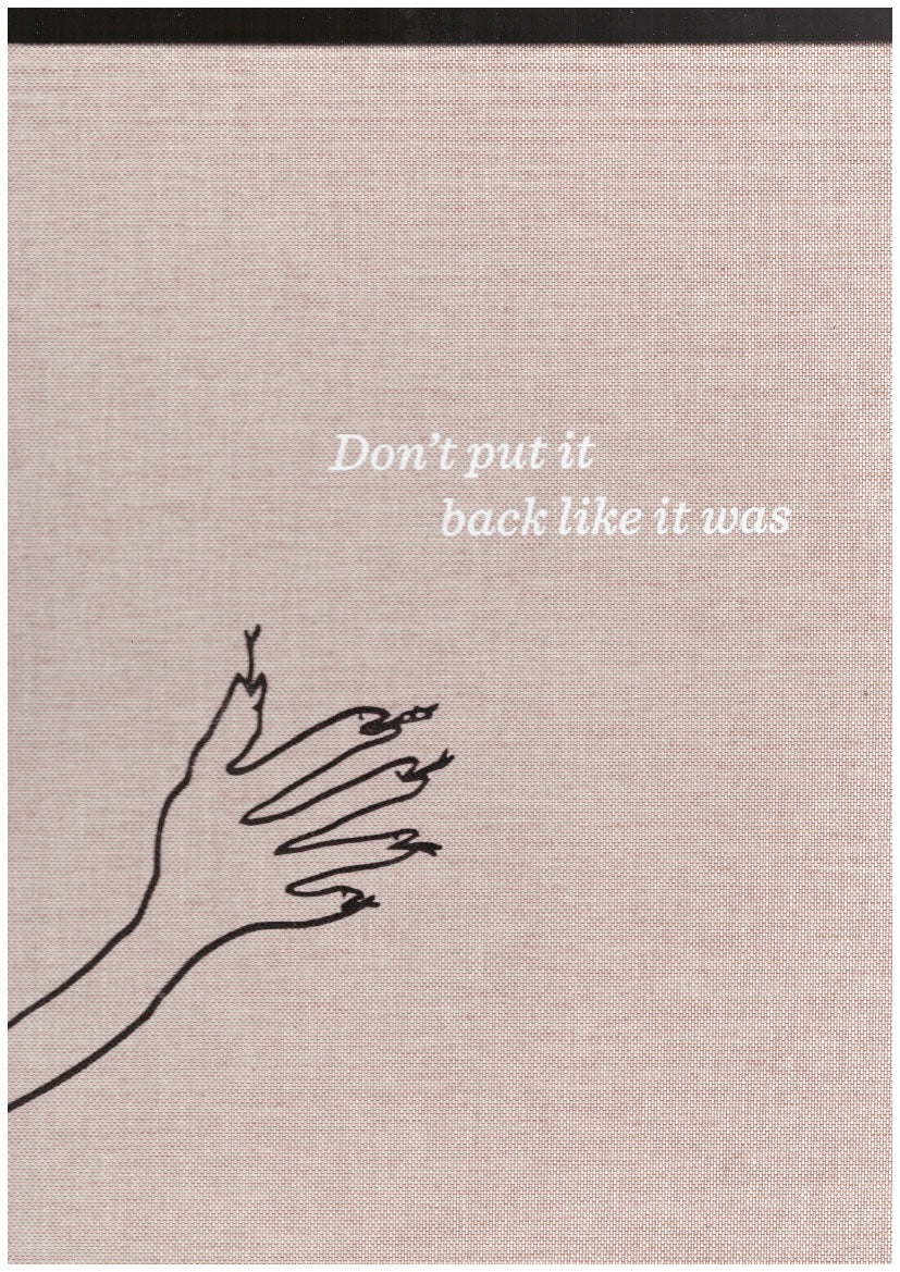 Liz Larner. Dont put it back like it was