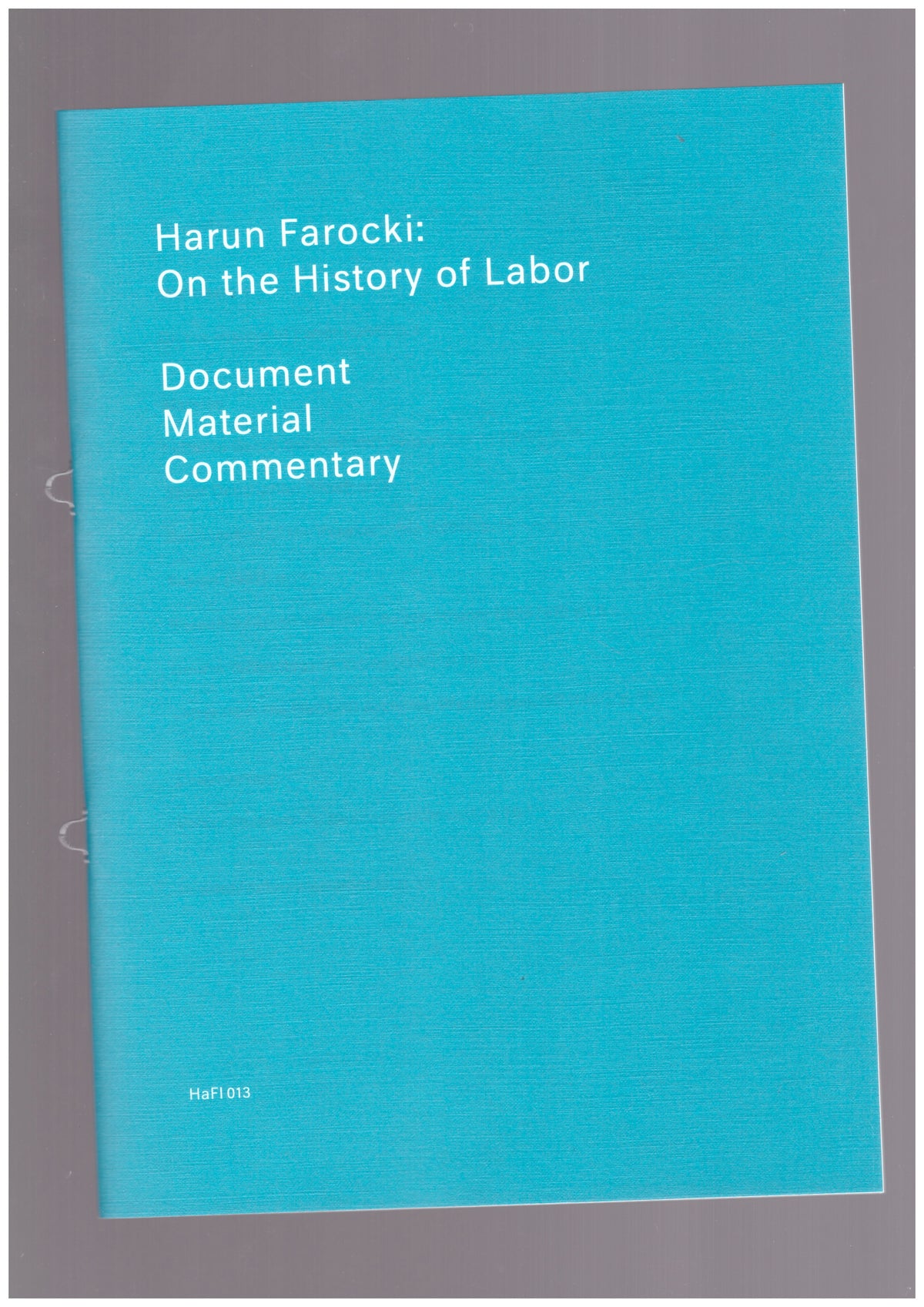 Harun Farocki: On the History of Labor