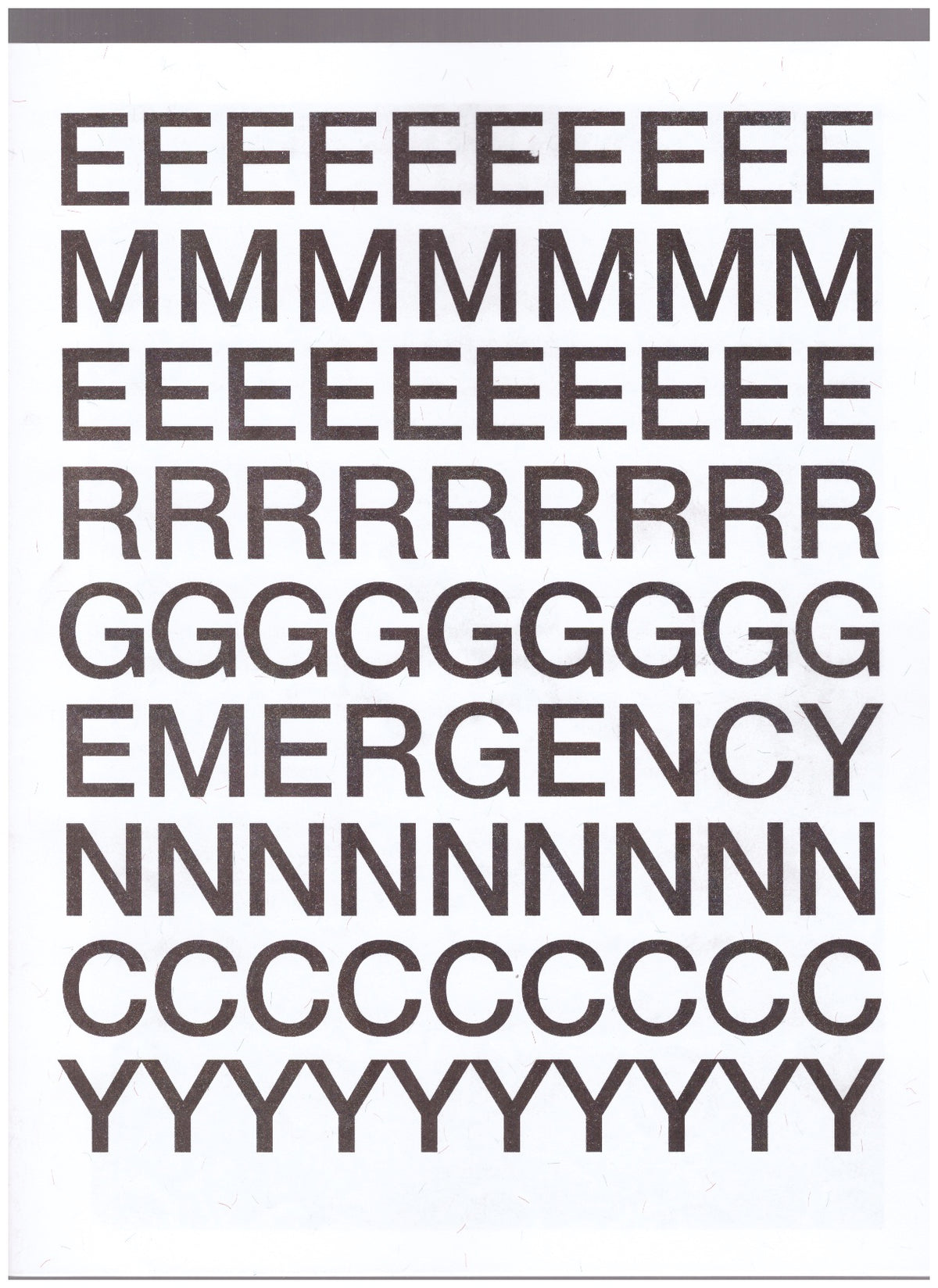 EMERGENCY #3