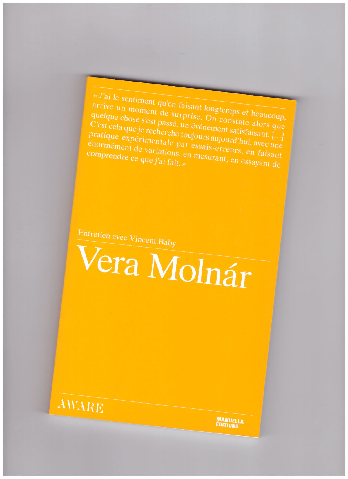Entretien avec Vera Molnár