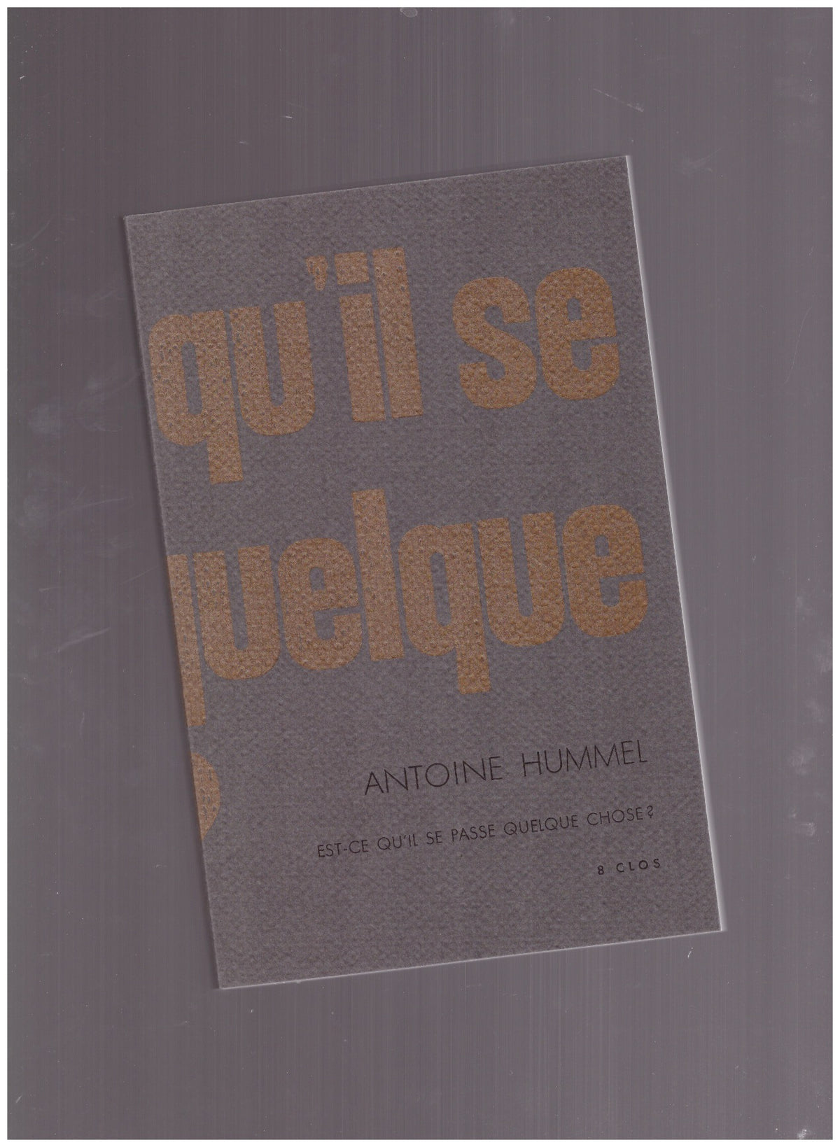 Est-ce qu’il se passe quelque chose ?