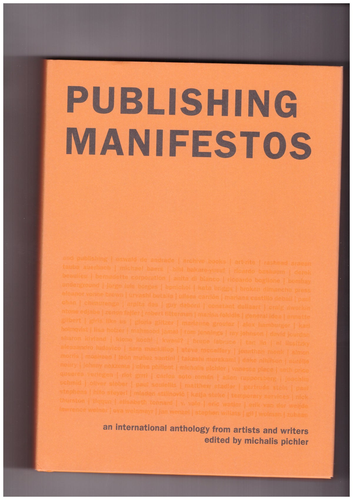 Publishing Manifestos