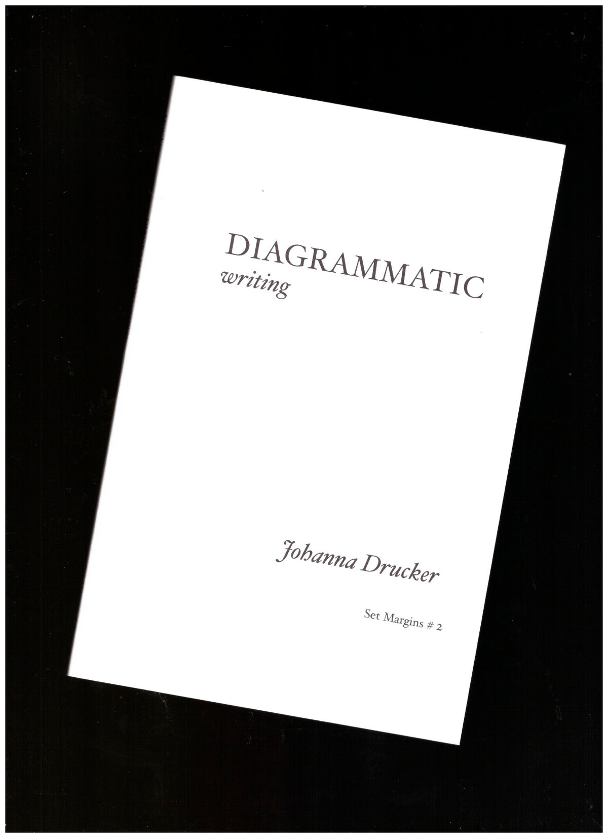 Diagrammatic Writing