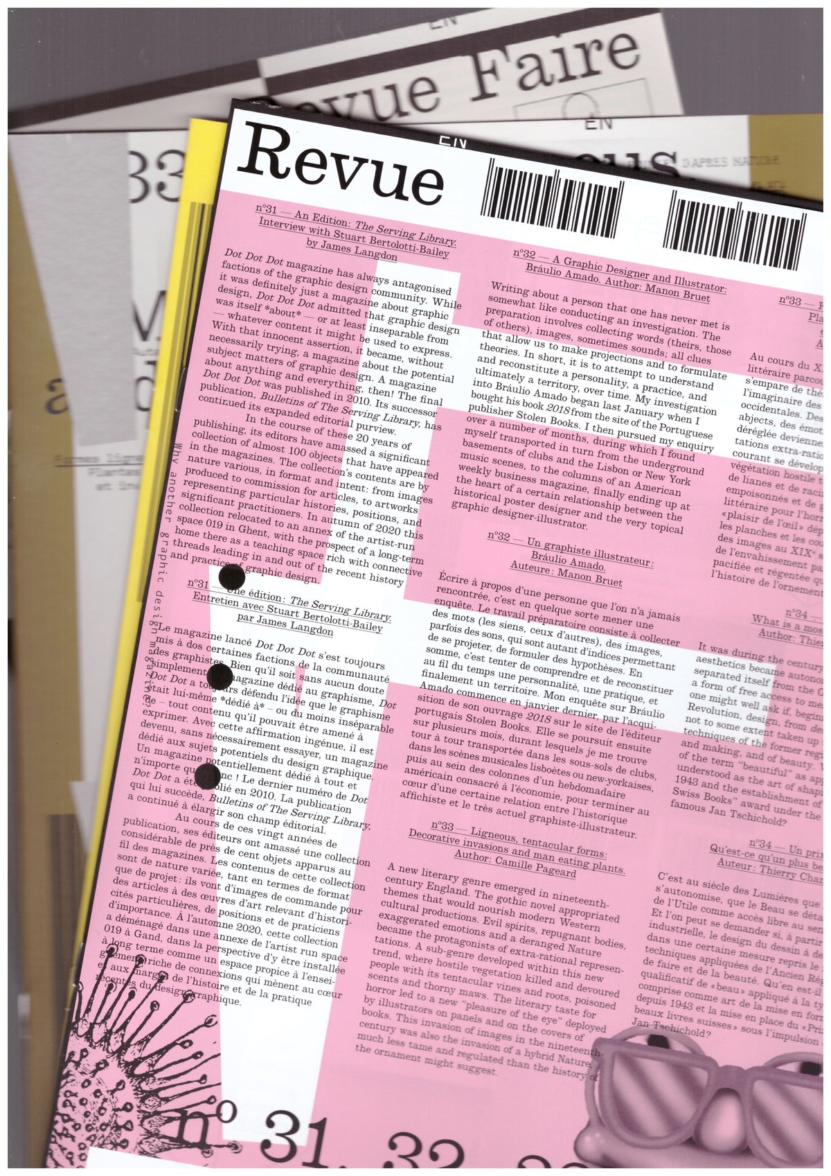 Revue Faire – Regarder le graphisme – Volume 09 (#31, 32, 33, 34)