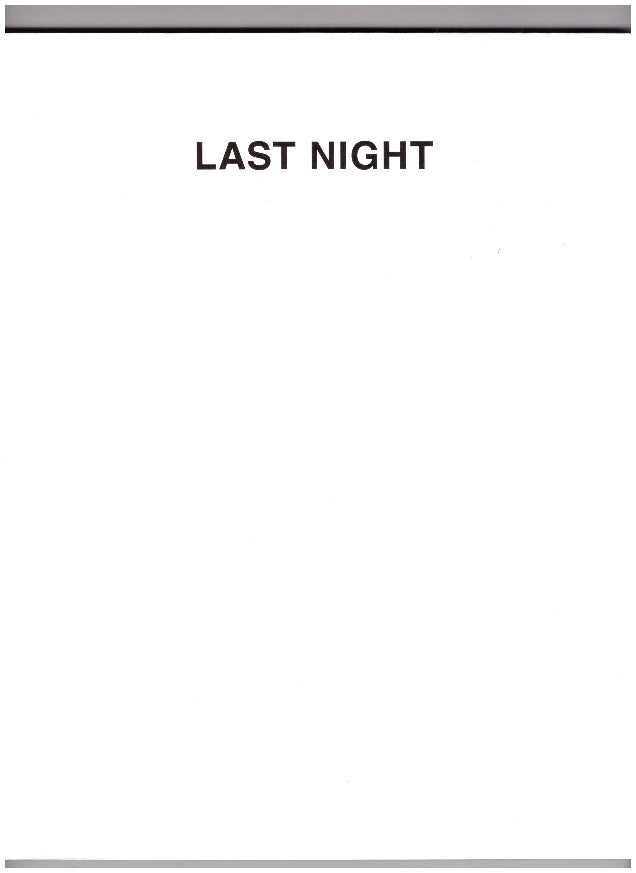 Last Night (2nd Edition)