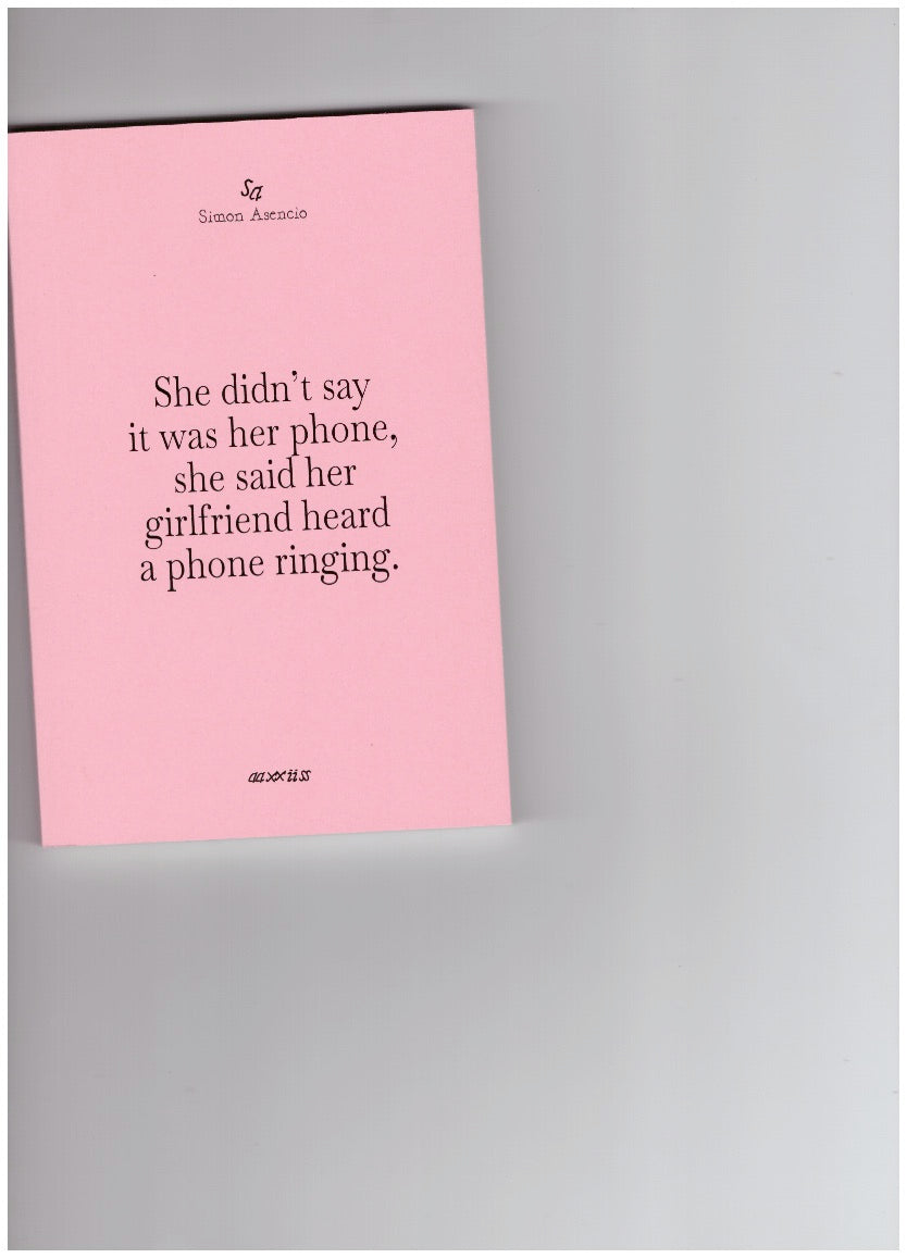 She didn't say it was her phone, she said her girlfriend heard a phone ringing.