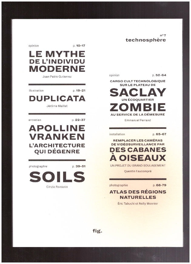 Revue fig. #7: Technosphère