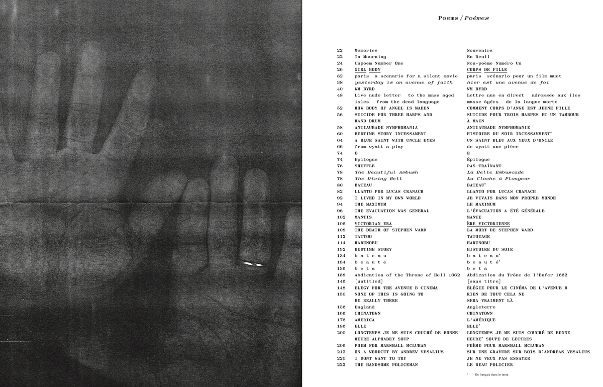 Piero Heliczer. Poems & Documents / Poèmes & Documents