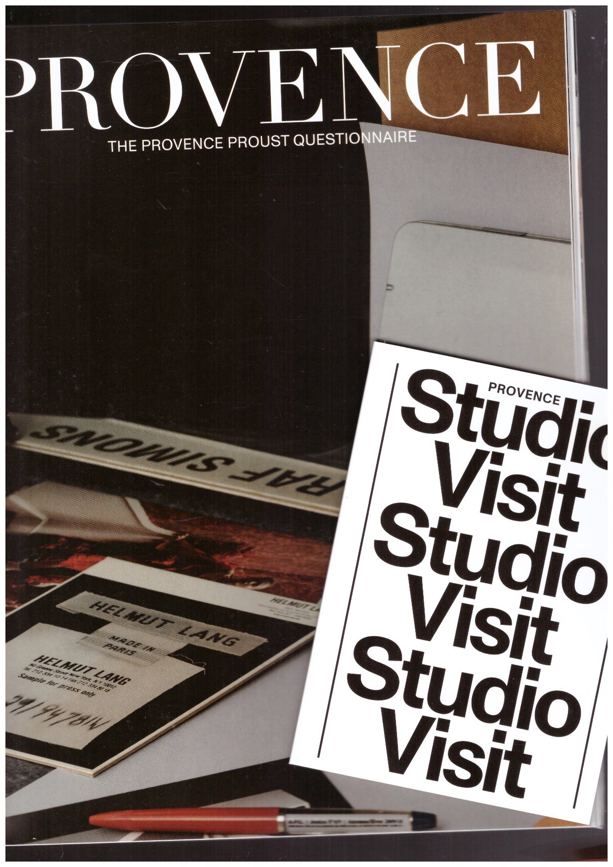 The PROVENCE Proust Questionnaire + STUDIO VISIT