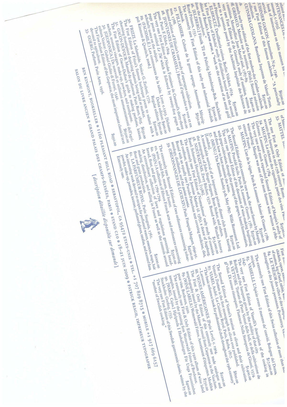 Gastronomie (Broadside)