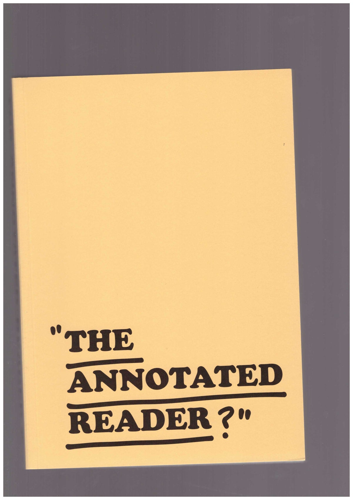 The Annotated Reader