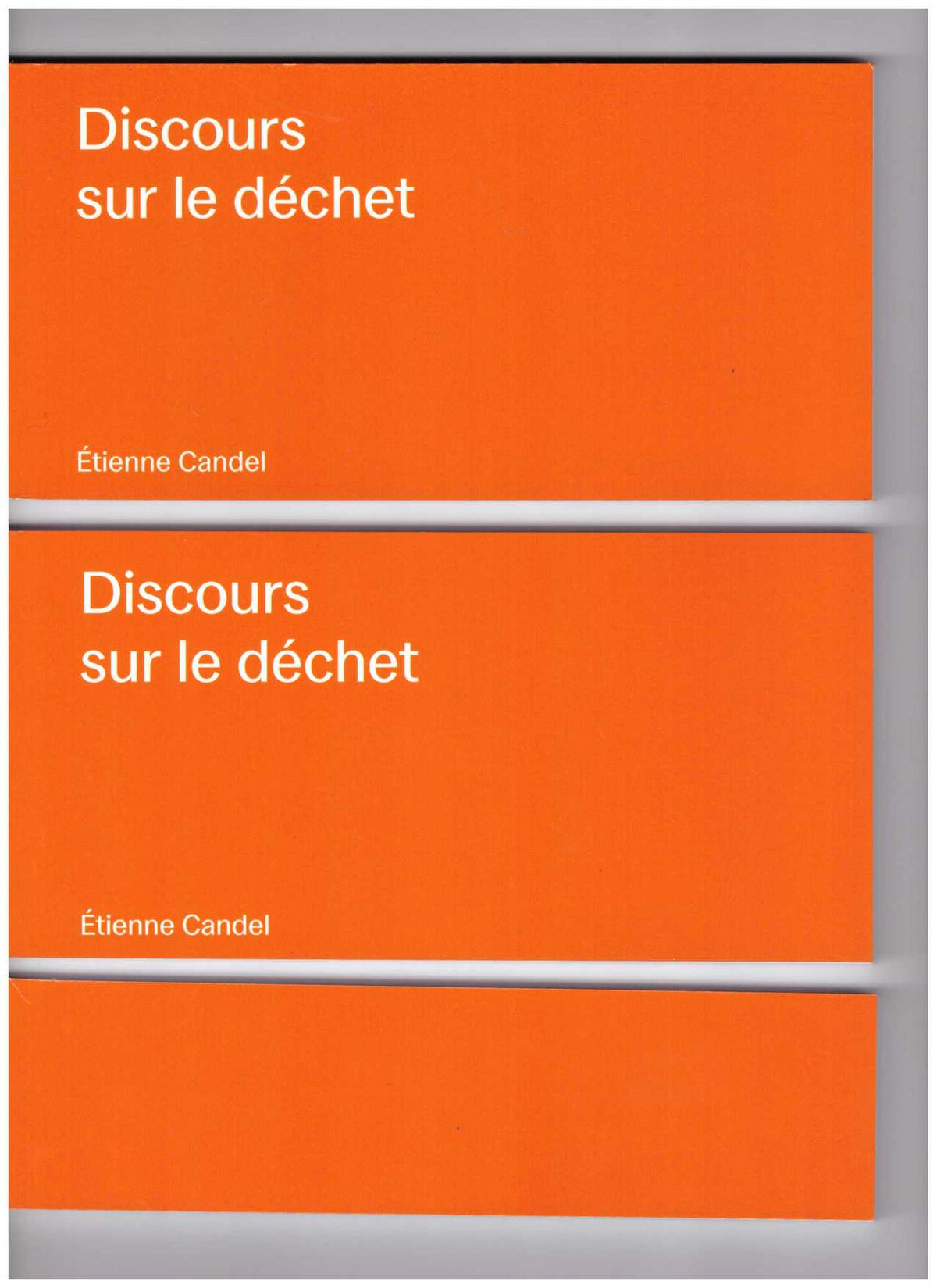 Discours sur le déchet
