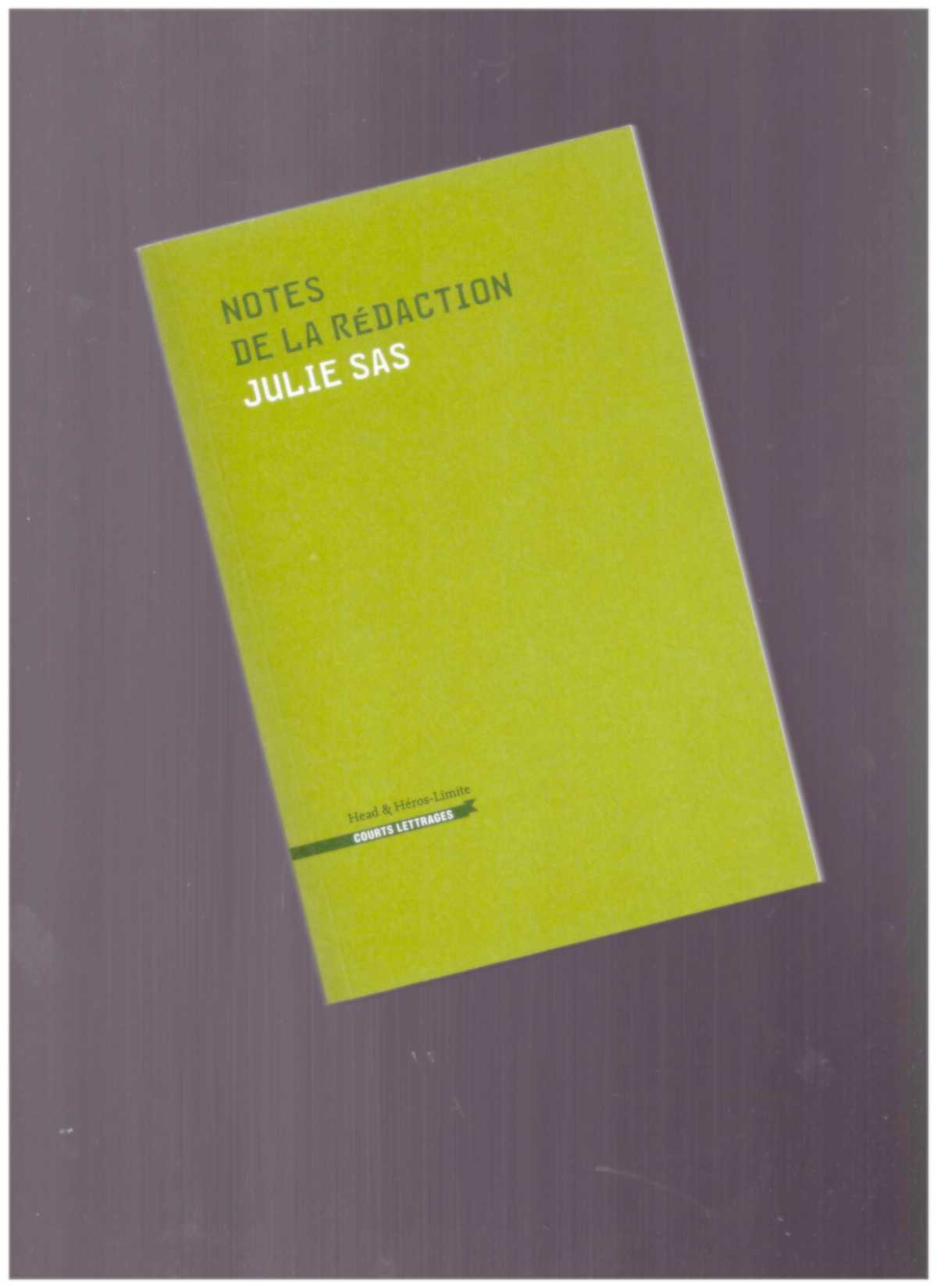 Notes de la rédaction