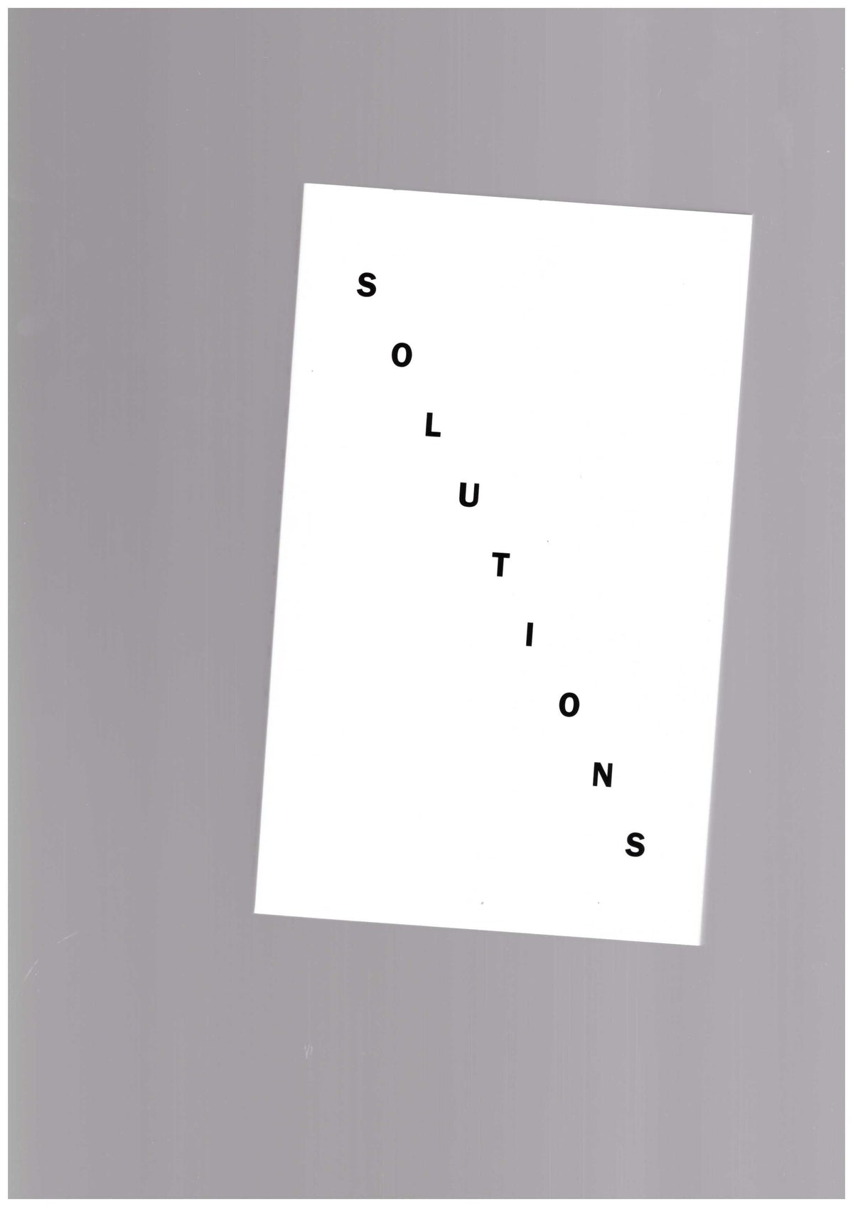 Solutions