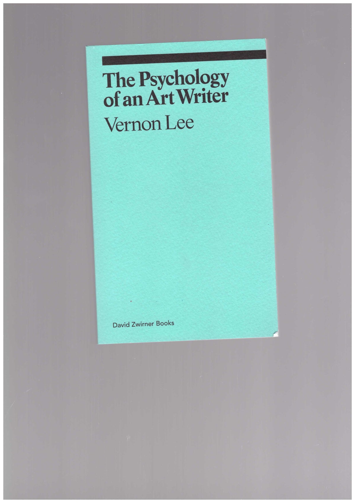 The Psychology of an Art Writer