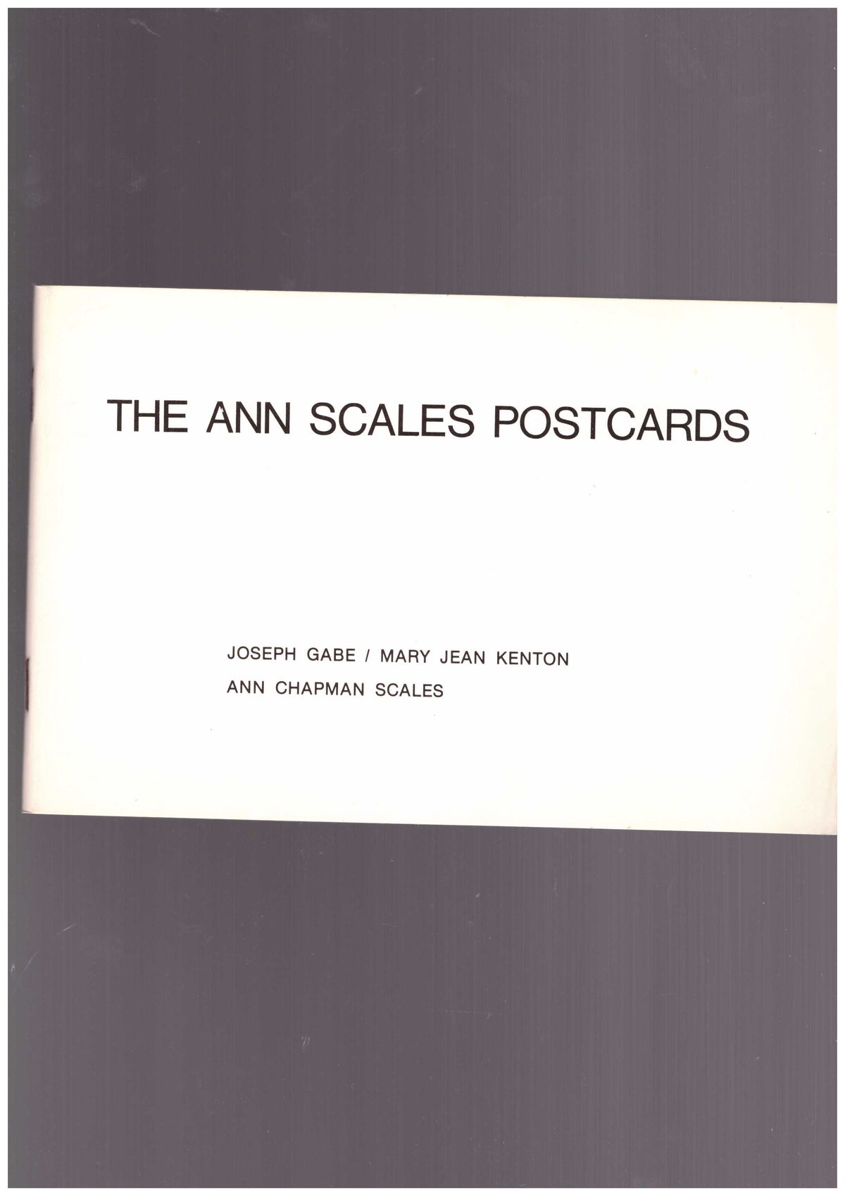 The Ann Scales Postcards