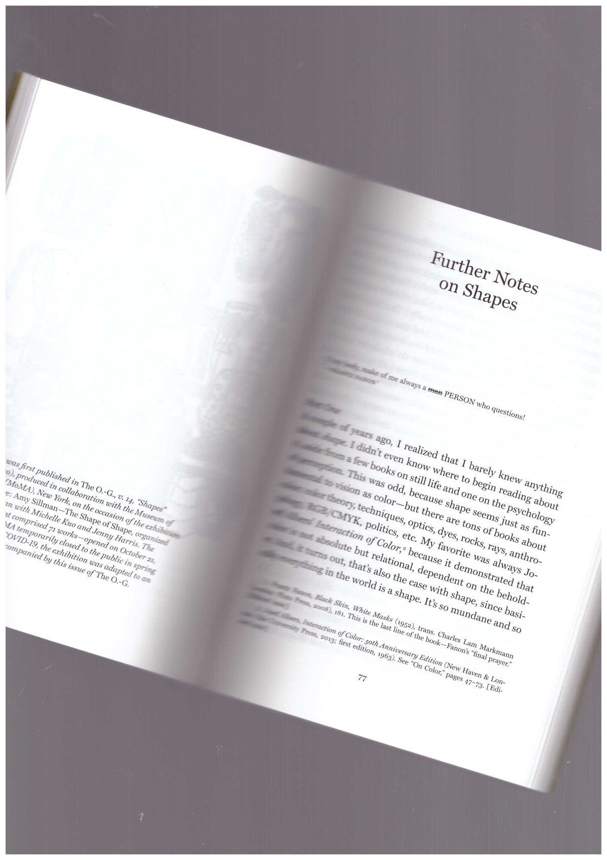 Faux Pas. Selected Writings and Drawings