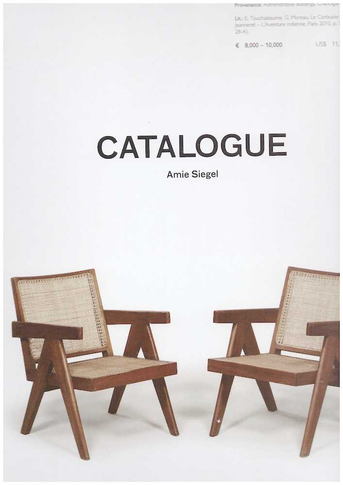 Amie Siegel: Catalogue