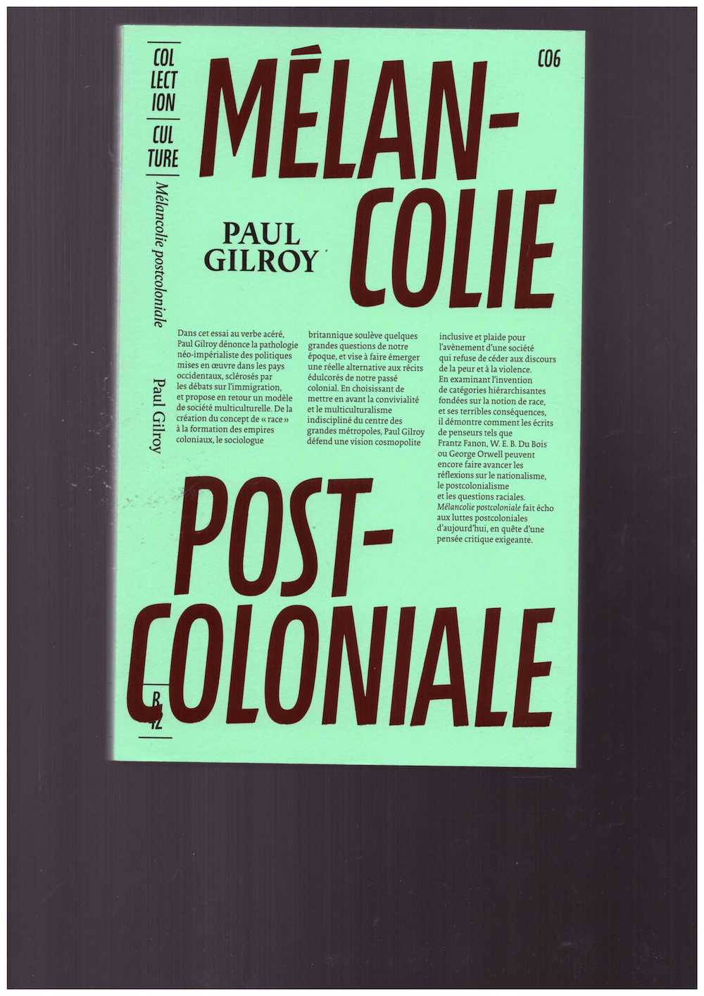 Mélancolie postcoloniale