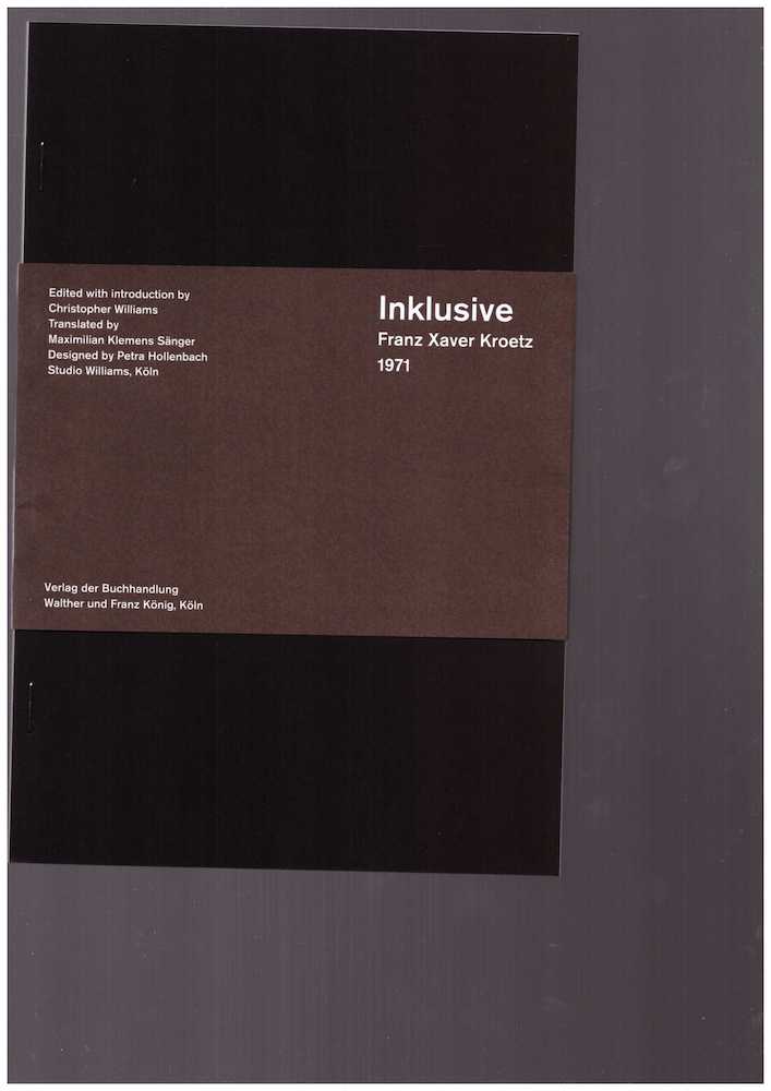 Inklusive. Franz Xaver Kroetz. 1971