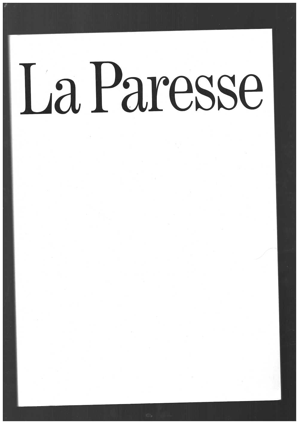 La Paresse