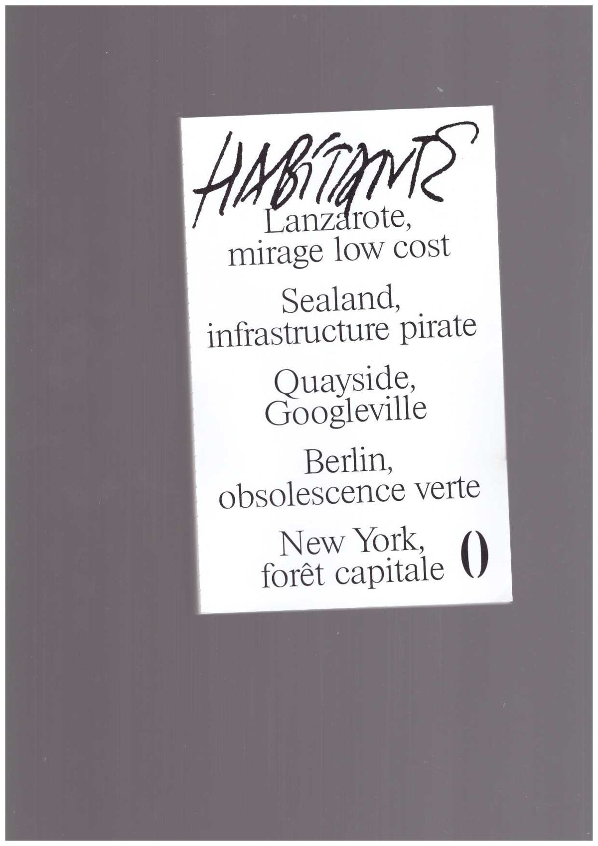 Habitante #1