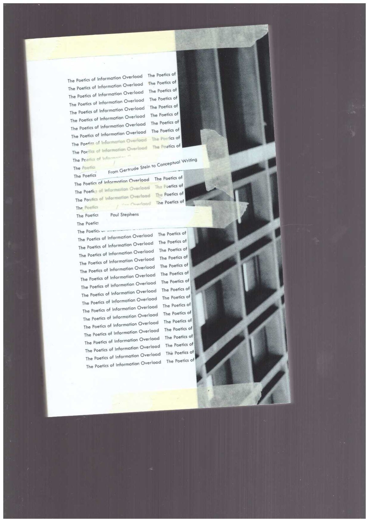 The Poetics of Information Overload. From Gertrude Stein to Conceptual Writing