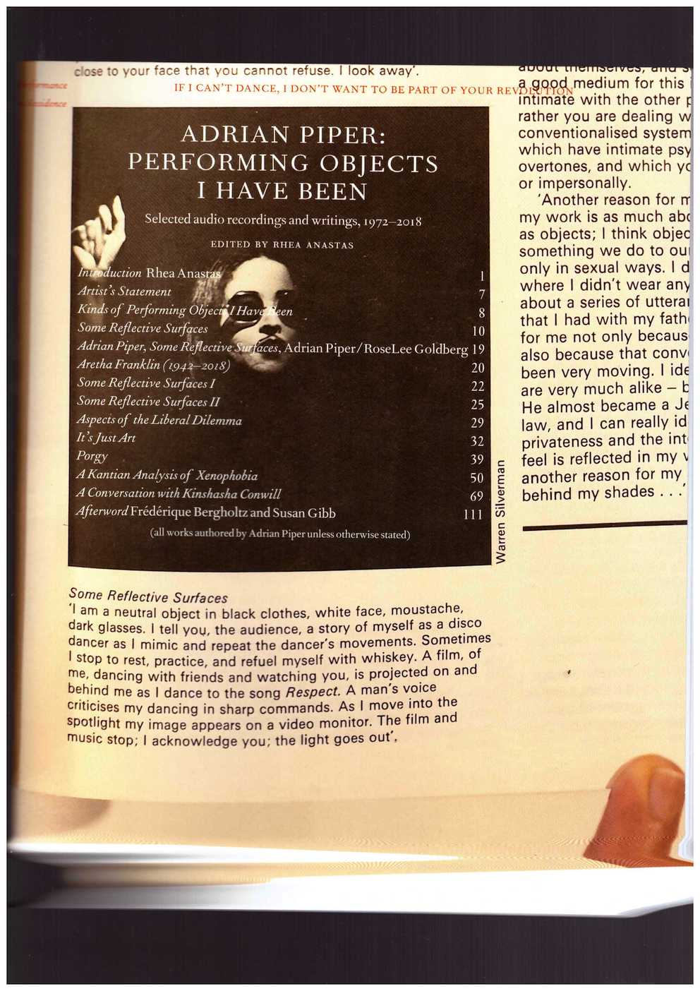 Adrian Piper: Performing Objects I Have Been, 1972–2018