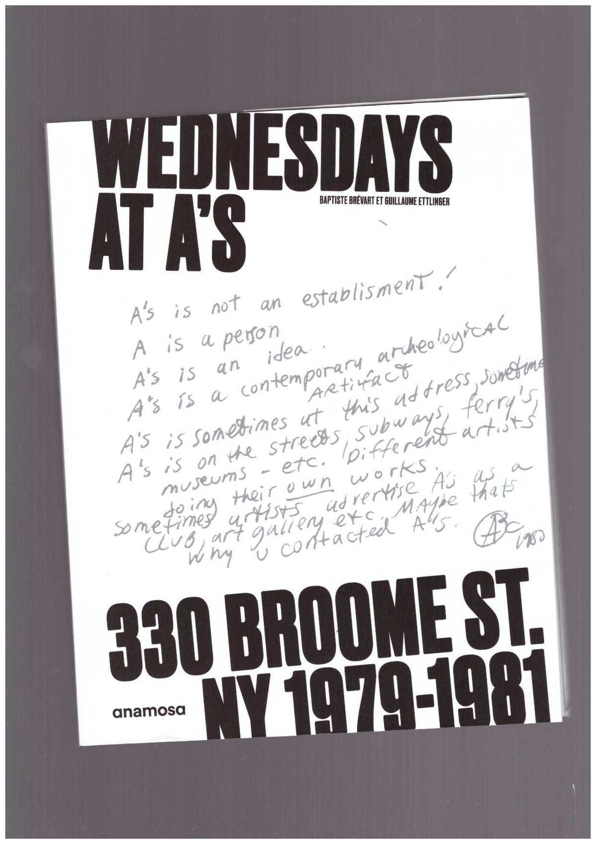 Wednesdays at A's