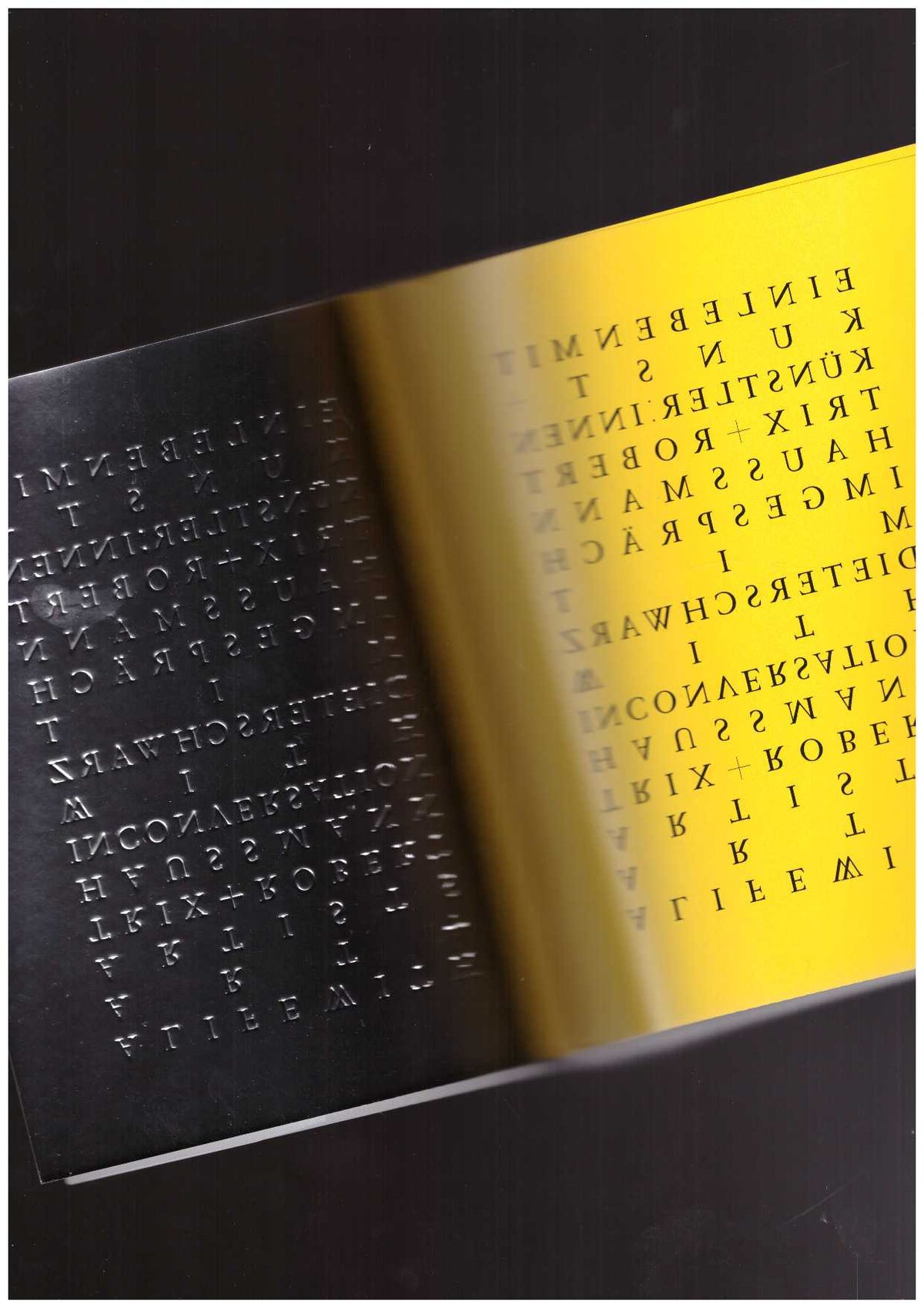 Trix + Robert Haussmann. A Life with Art and Artists