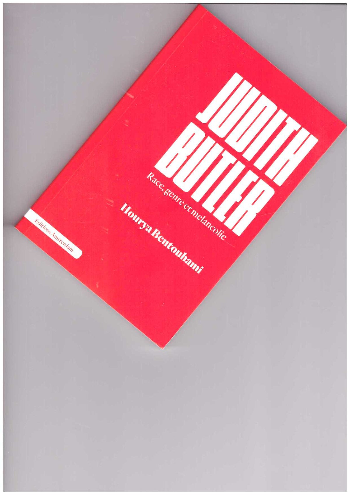 Judith Butler. Race, genre et mélancolie
