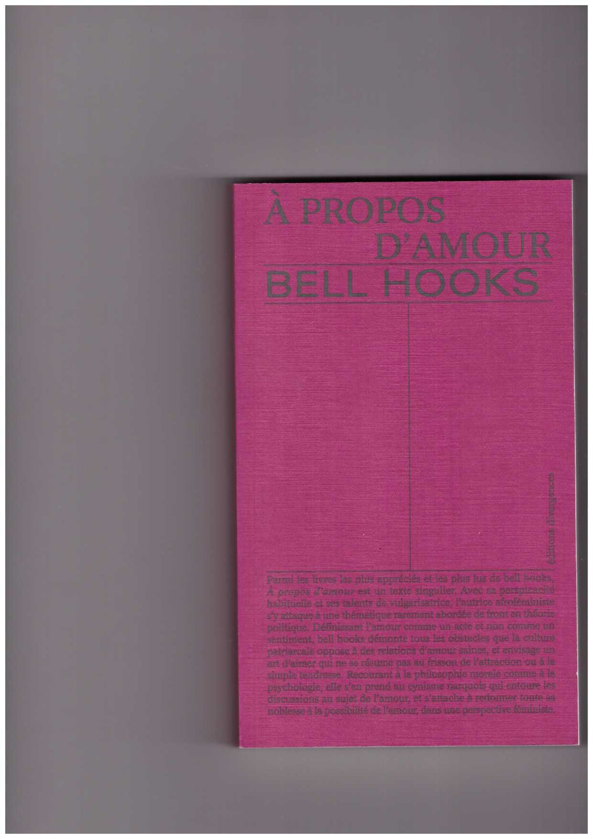 À propos d’amour