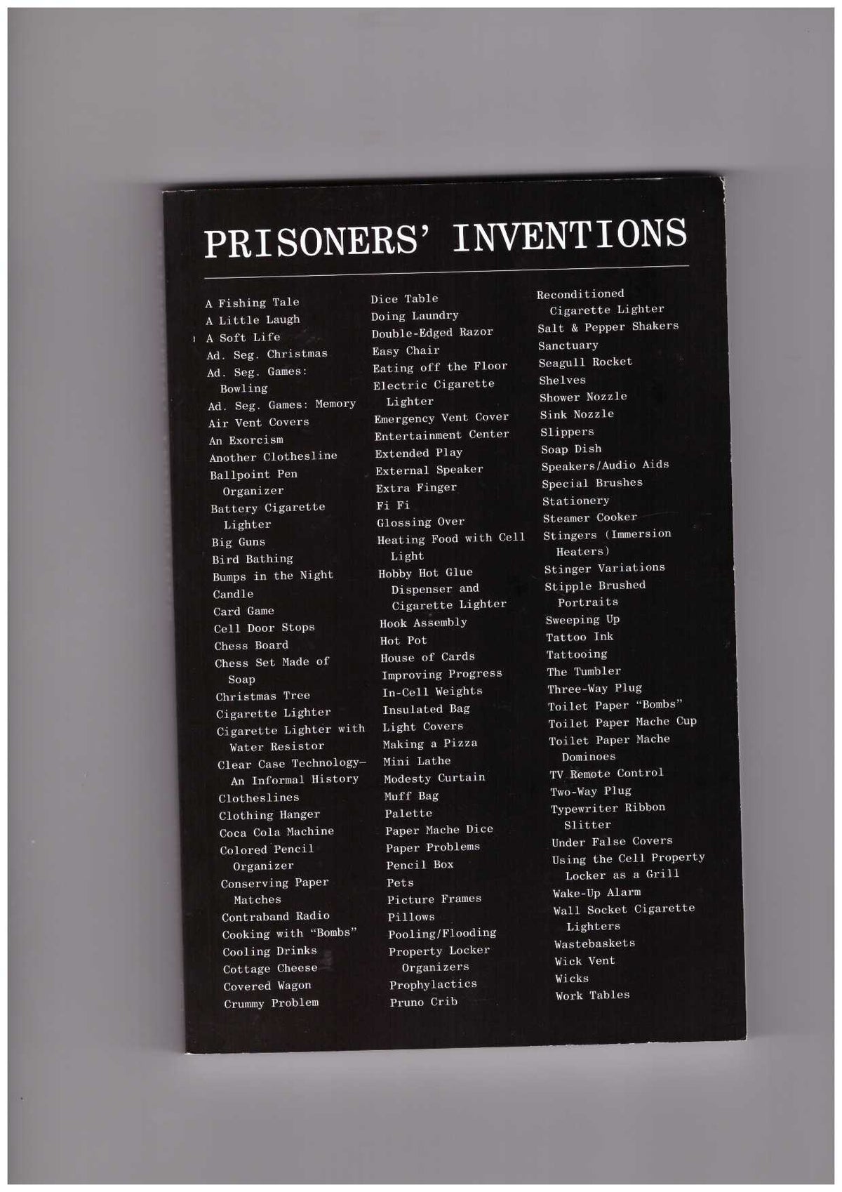 Prisoner's Inventions (2nd edition)