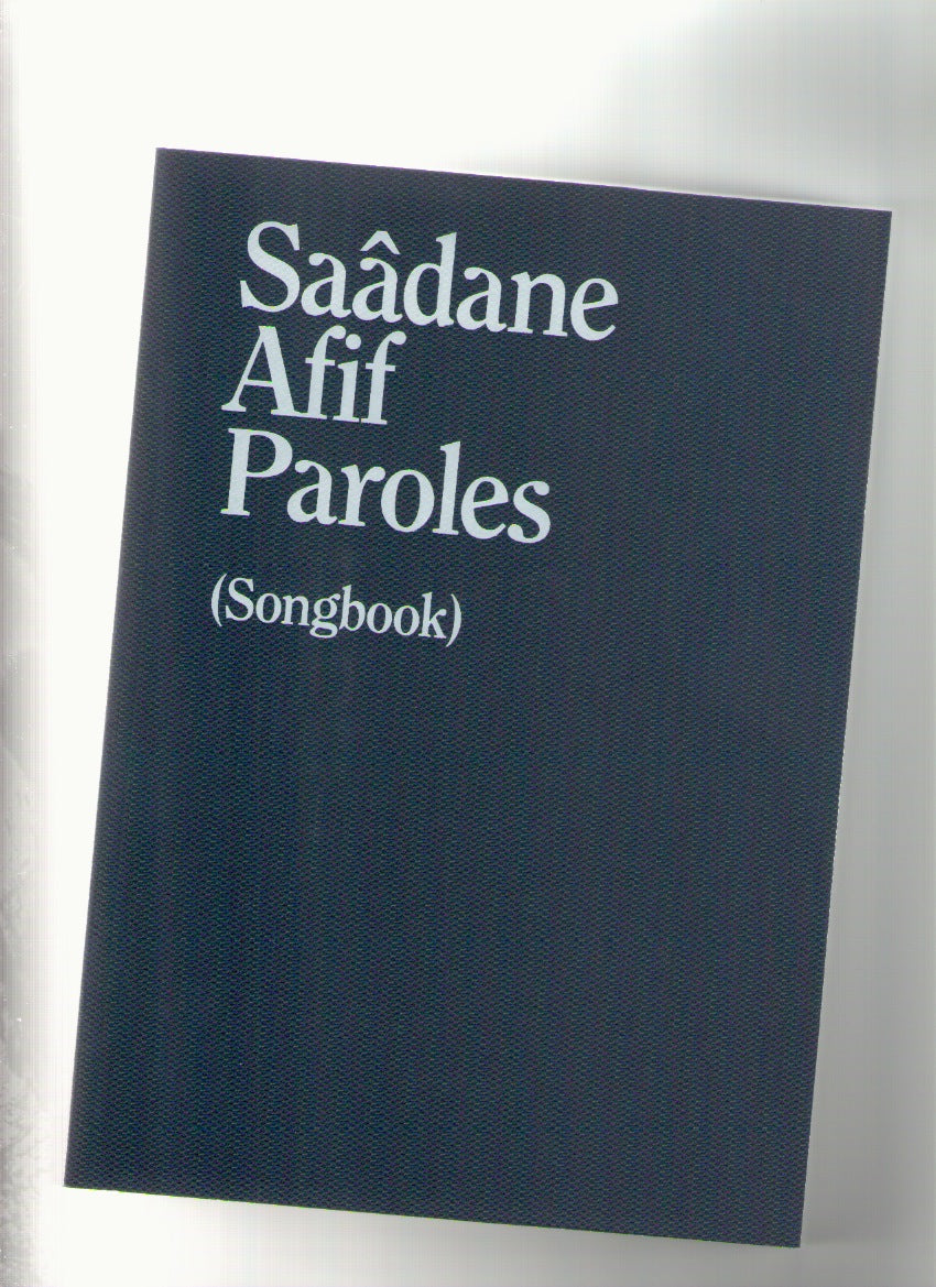 Paroles (Songbook)