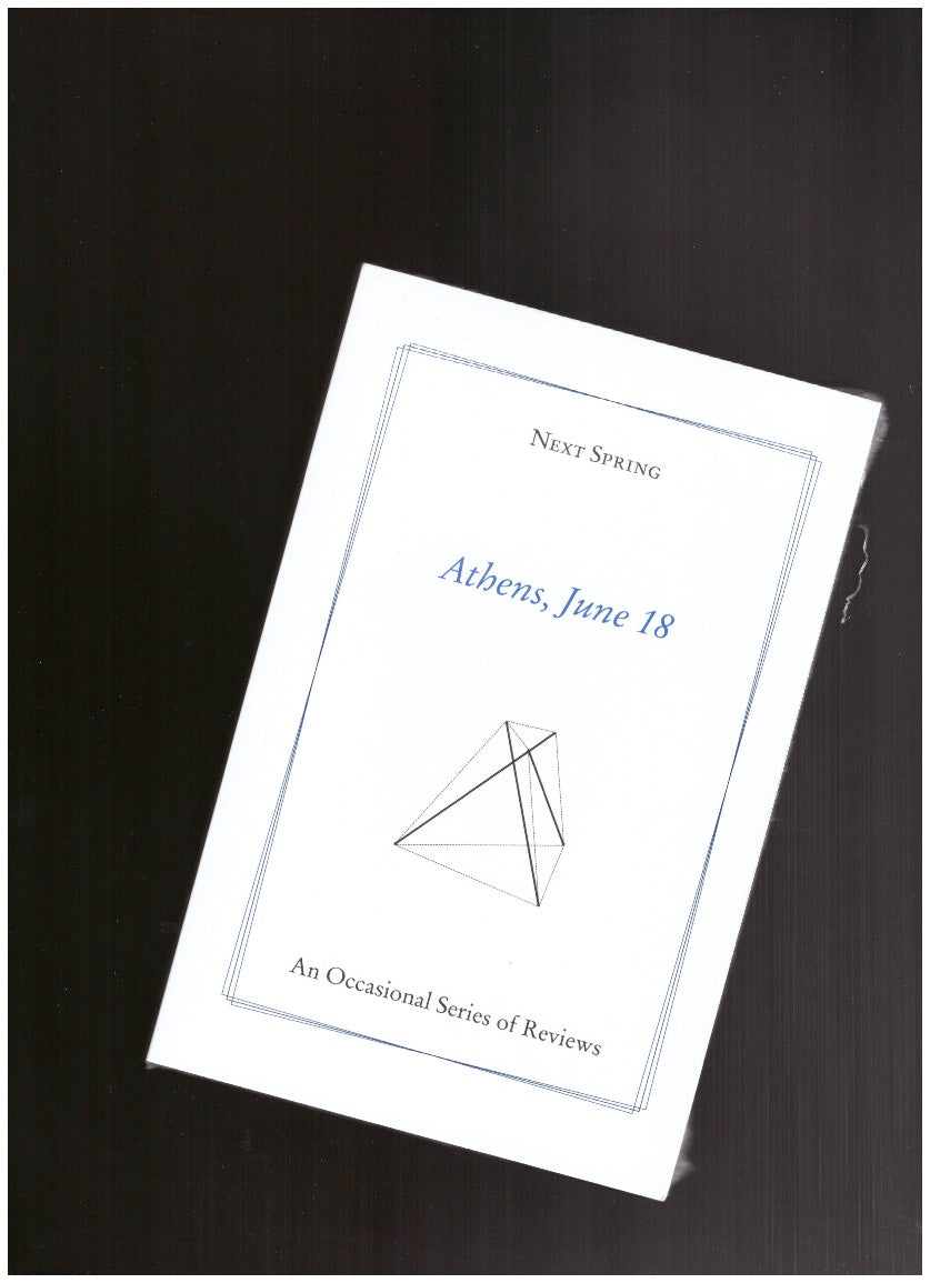 Next Spring: Athens, June 18