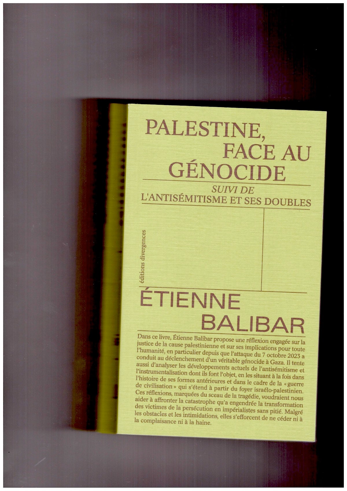 Palestine, face au génocide