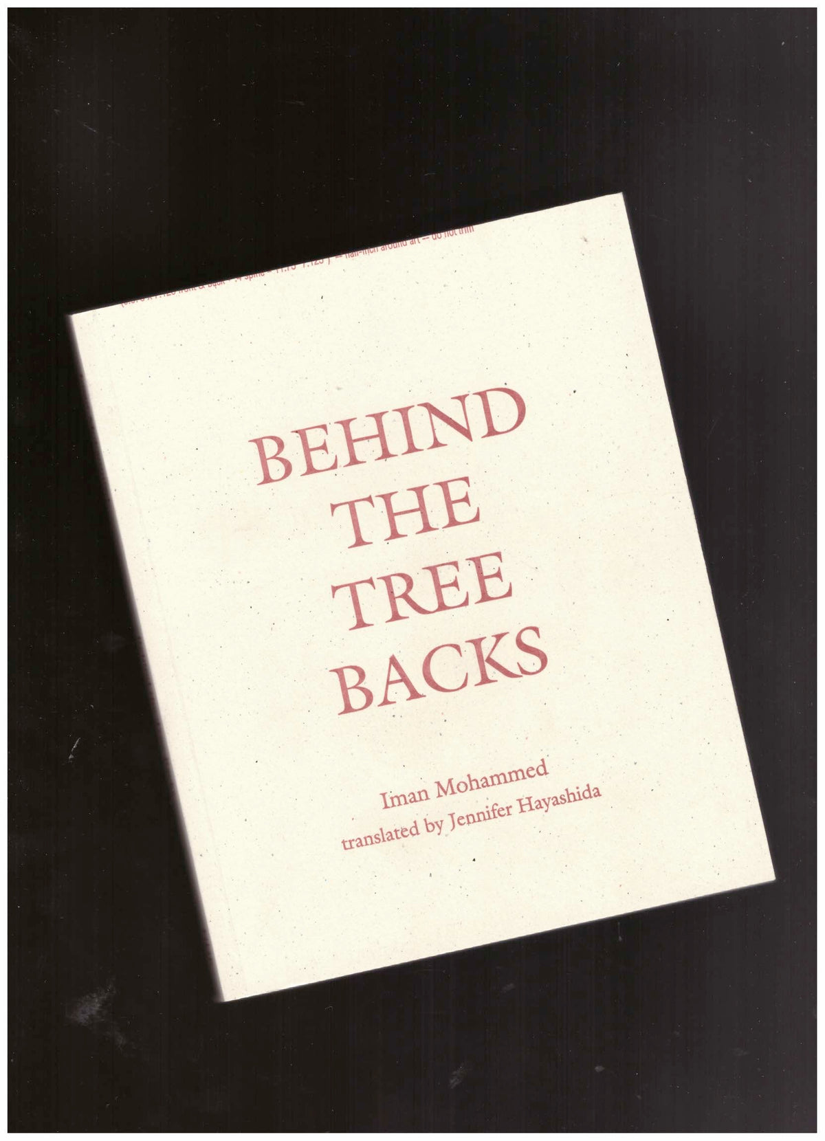 Behind the Tree Backs