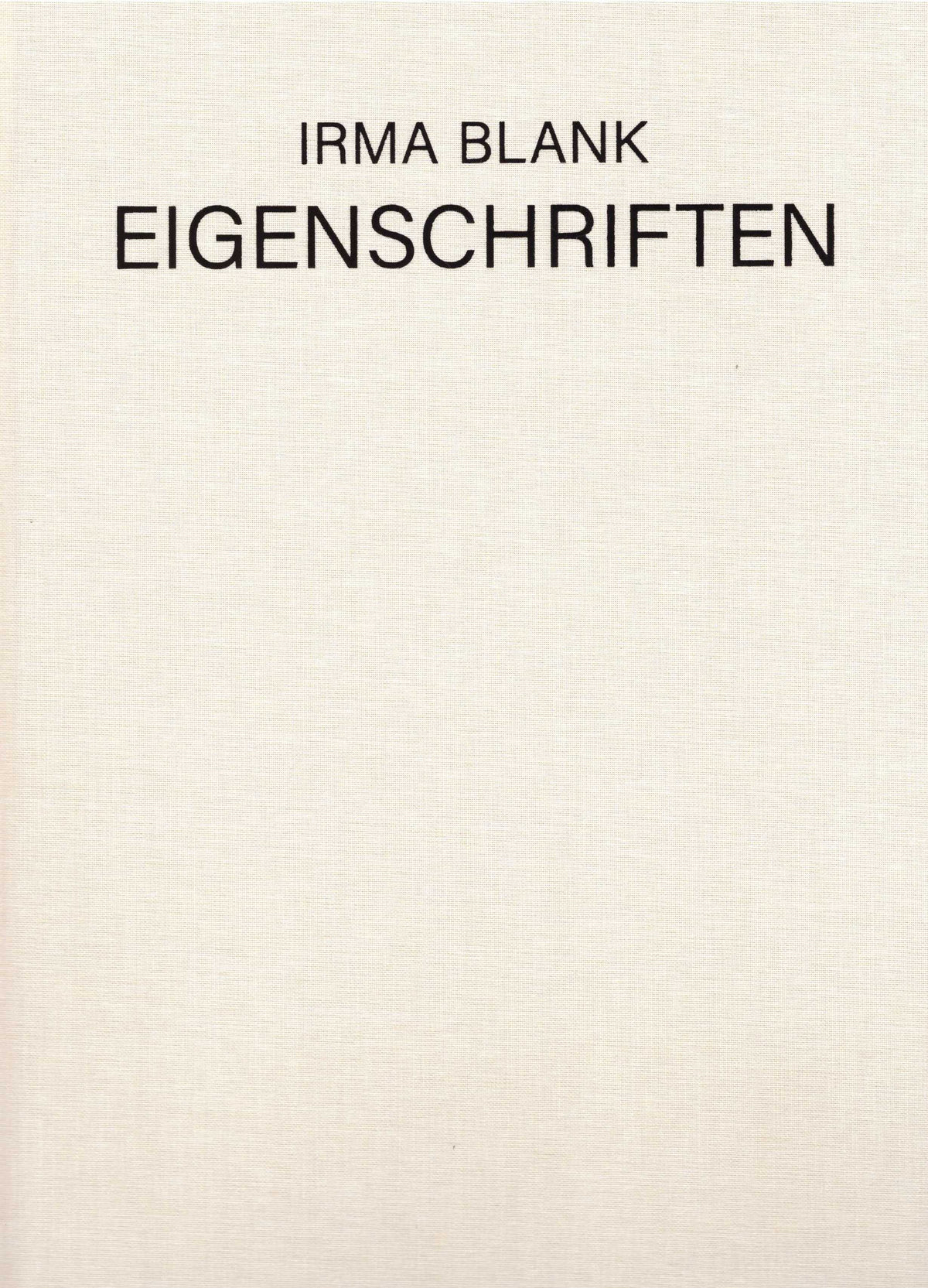Eigenschriften