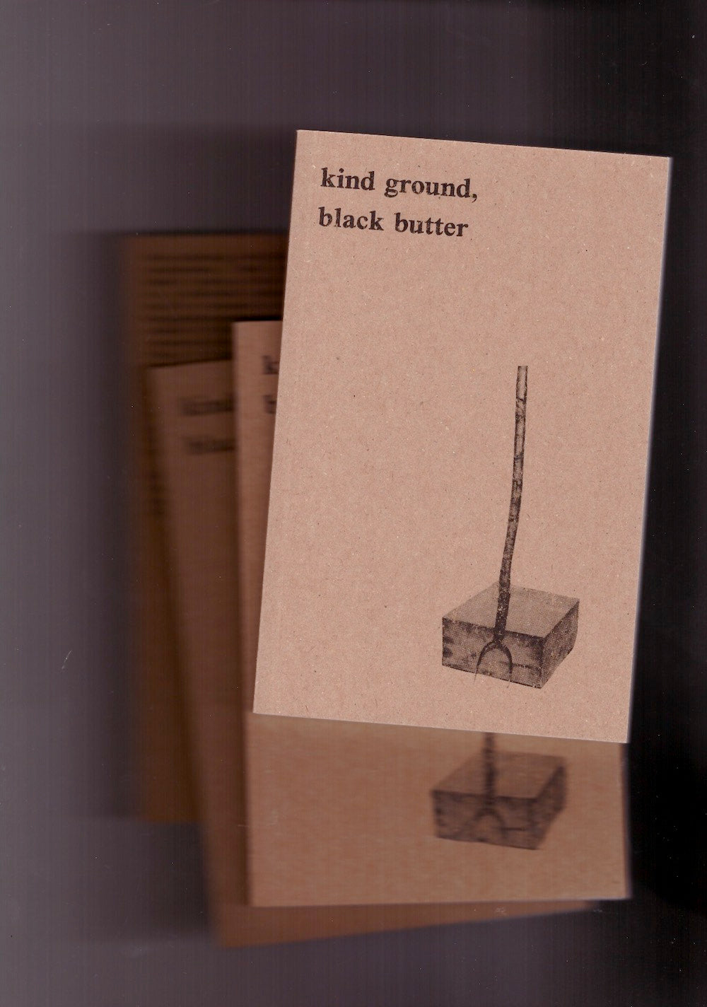 kind ground, black butter