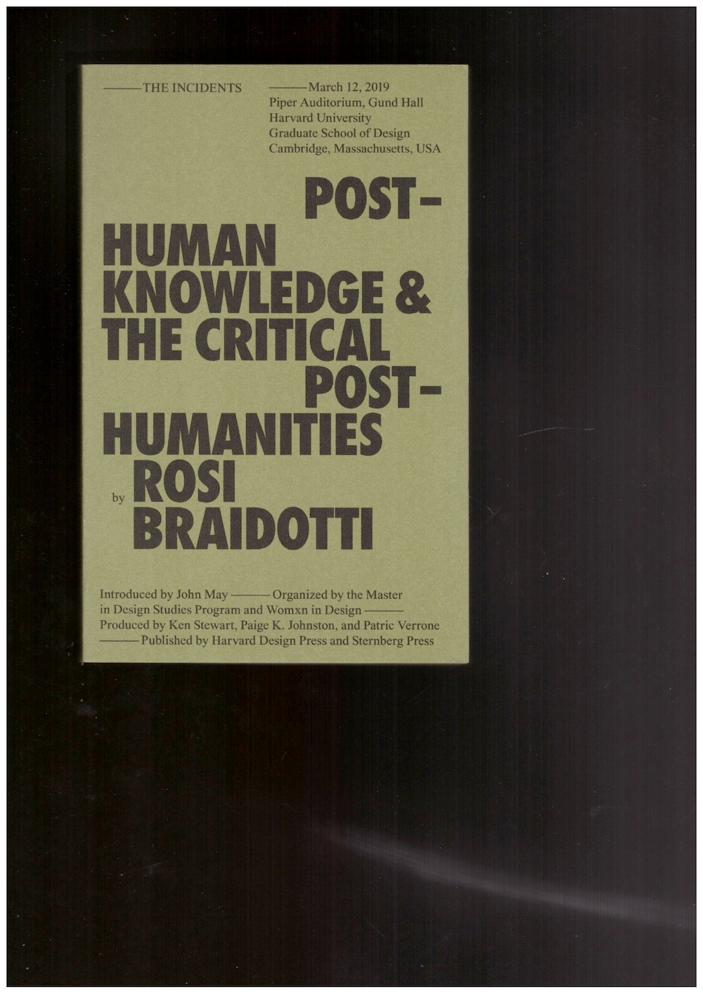 Posthuman Knowledge and the Critical Posthumanities