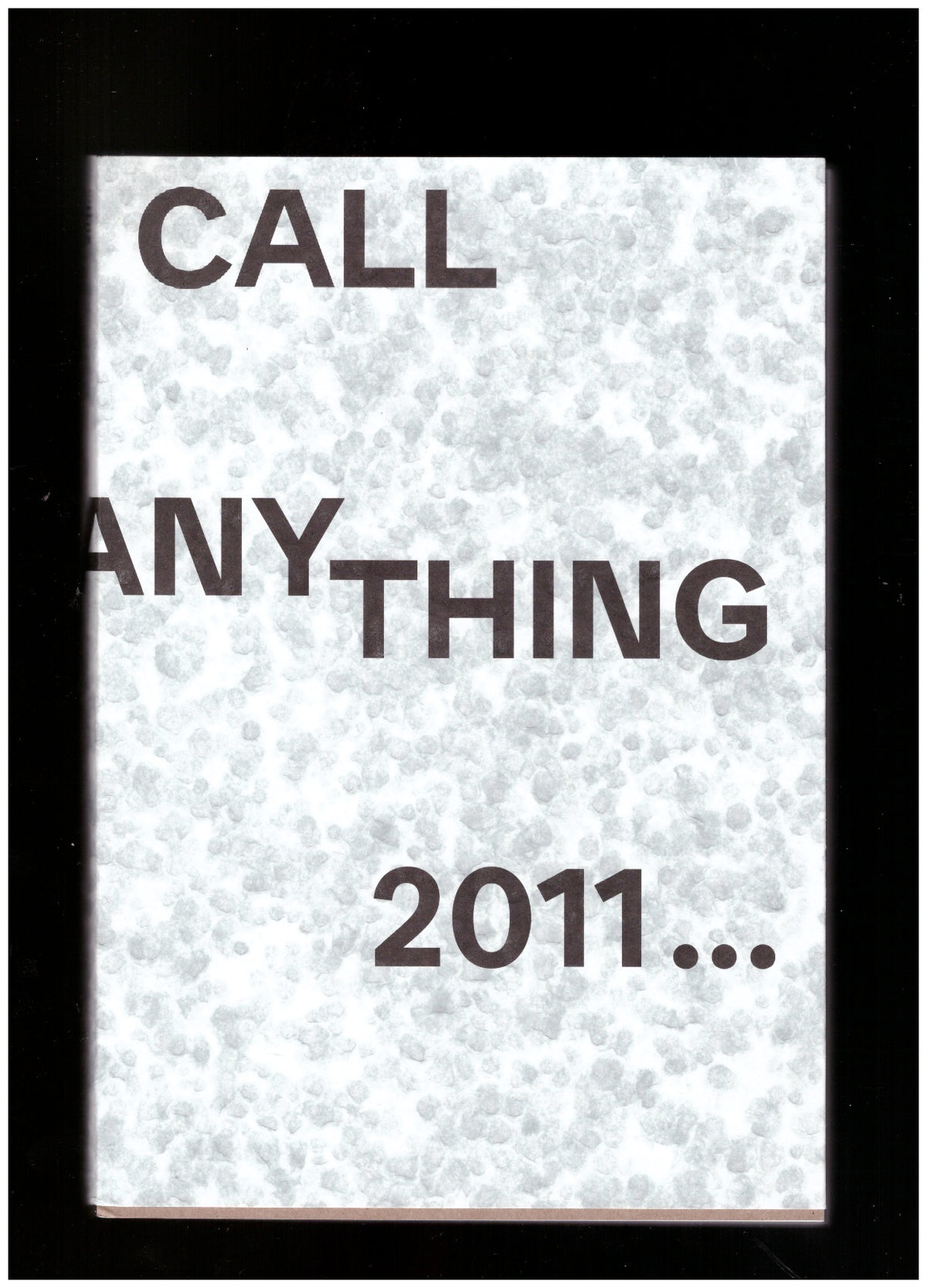 Call it anything 2011...