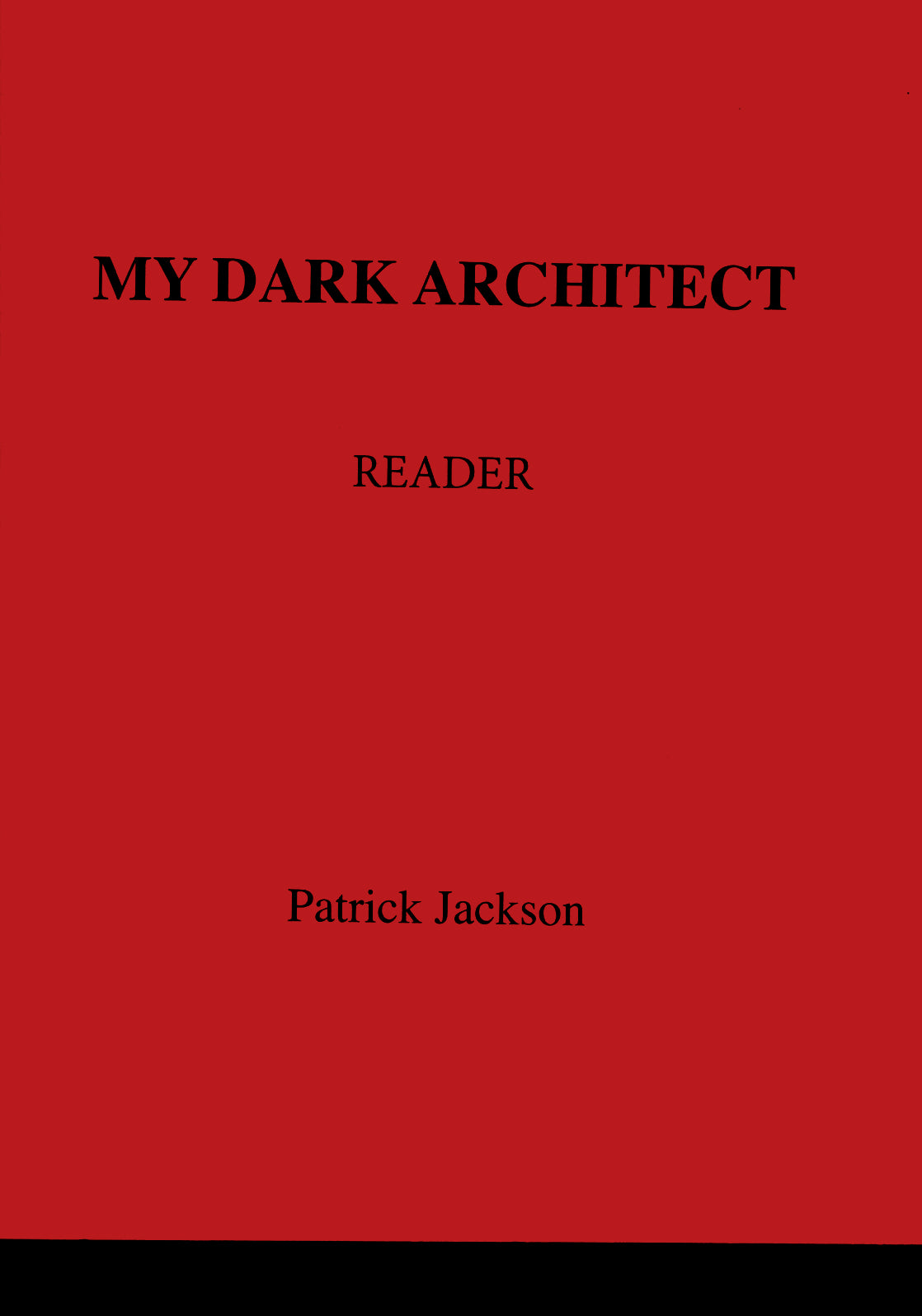 My Dark Architect: Reader