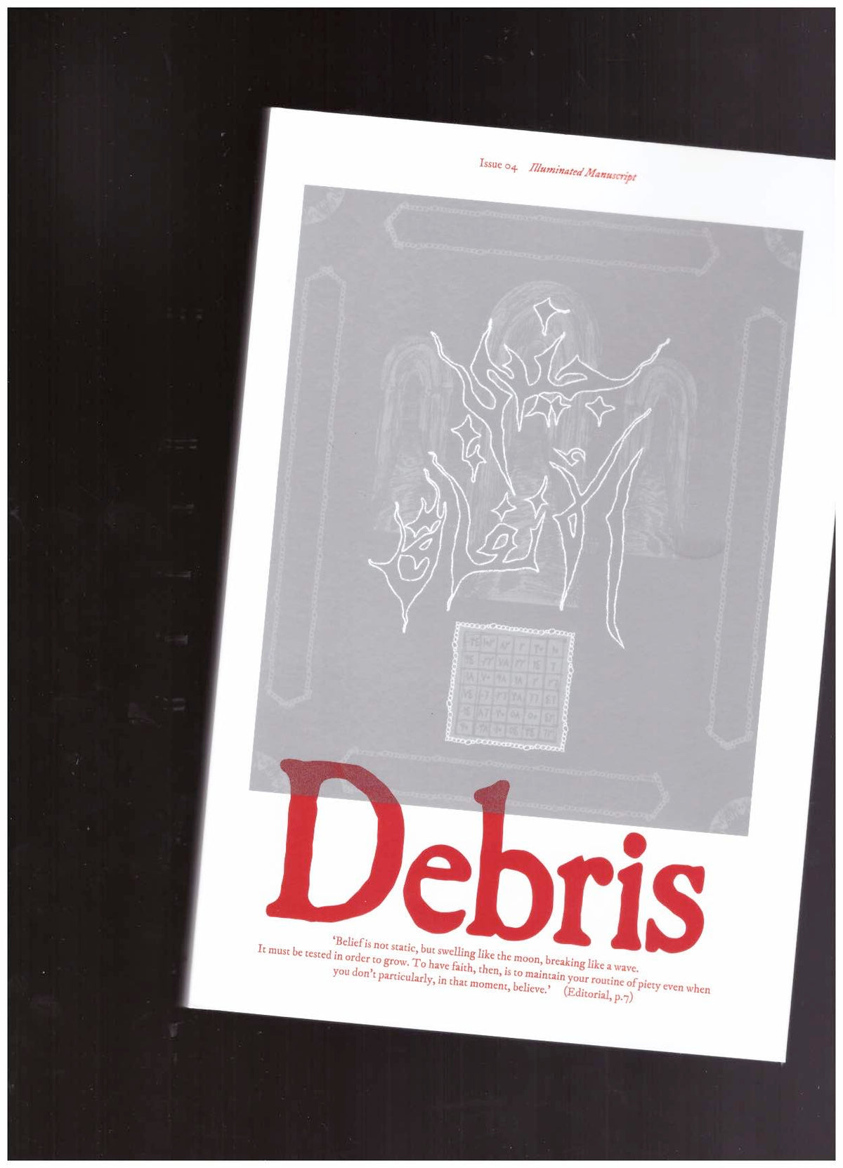 Debris Magazine - Issue 04: Illuminated Manuscript