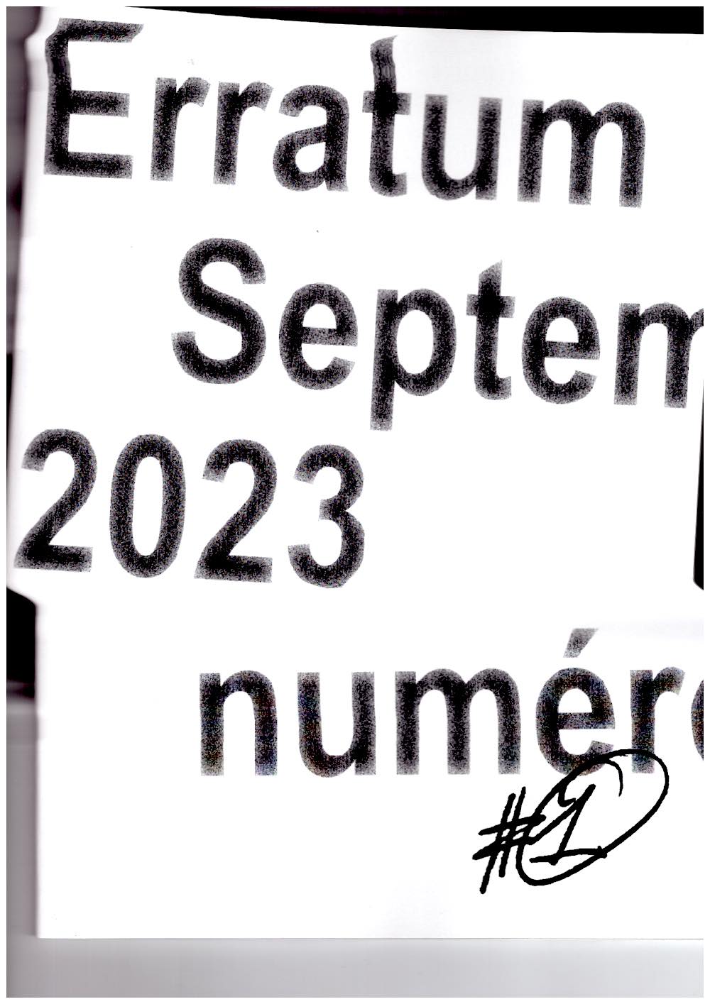 Erratum #1 – Septembre 2023