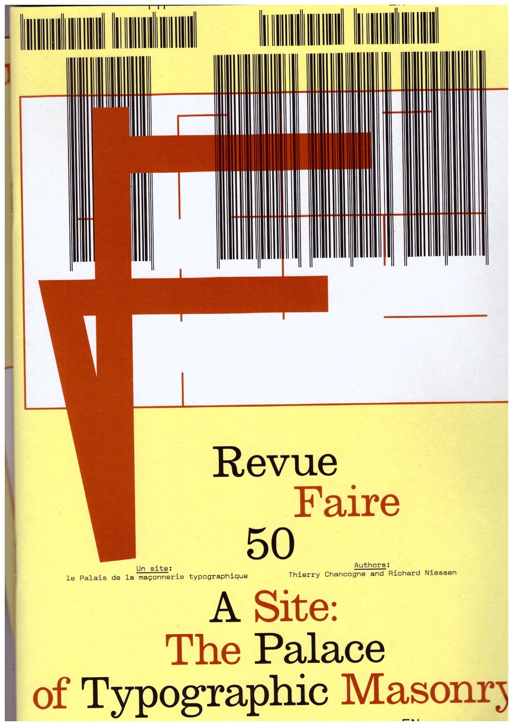 Revue Faire – To look at things #50 The Palace of Typographic Masonry