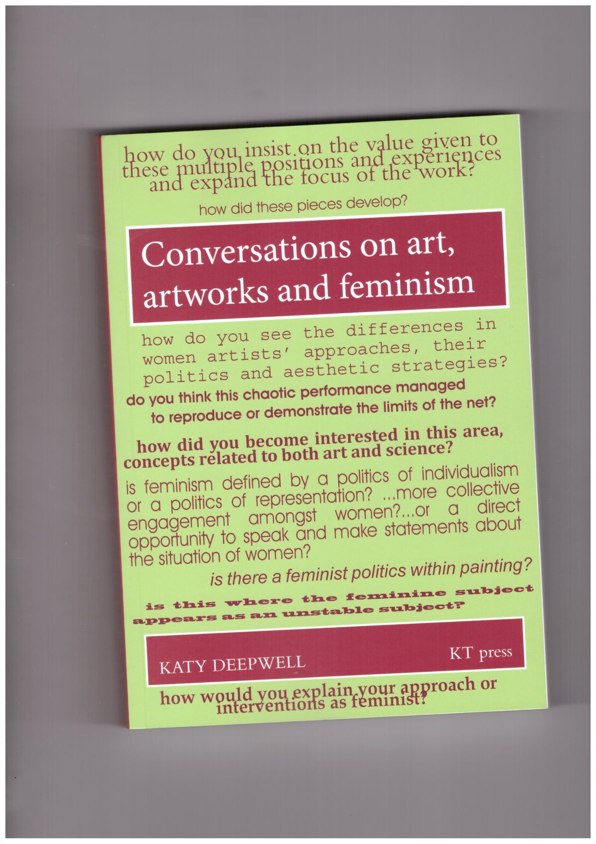Conversations on art, artworks and feminism